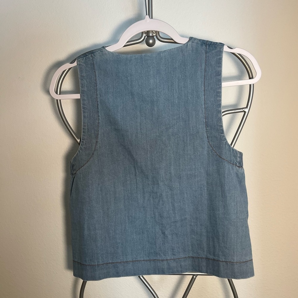 Beaumont Organic Denim Vest - Picture 2 of 14